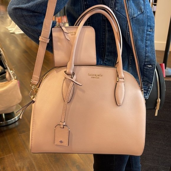 kate spade Handbags - Kate Spade Reiley Large Dome Satchel & Cameron Small L-Zip Bifold Wallet